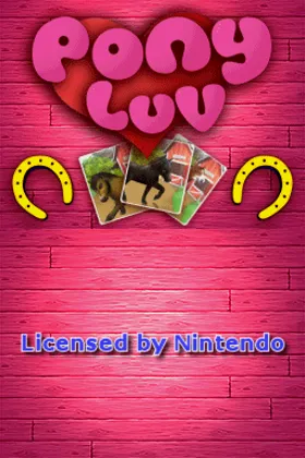 Pony Luv (USA) (En,Fr) screen shot title